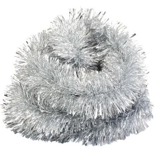 Łańcuch choinkowy grubo cięty 10 x 300 cm srebrny - Ozdoby bożonarodzeniowe - miniaturka - grafika 1