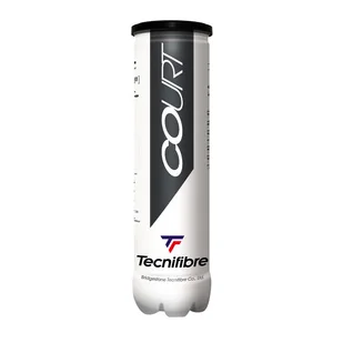 Piłki tenisowe Tecnifibre  Court (4 Pack) - Tenis ziemny - miniaturka - grafika 1