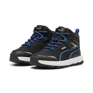 Buty trekkingowe dziecięce - Dziecięc sneakersy Evolve Trail PUMA Black Hyperlink Blue - miniaturka - grafika 1