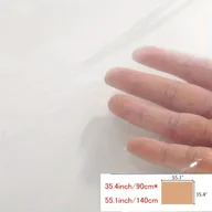 Inne - 1 Szt., Obrus, Ochraniacz Na Stół, Mata Na Biurko, Przezroczysta Plastikowa Osłona Na Stół, Przezroczysta Osłona Z PCV, Wodoodporna, Odporna Na - miniaturka - grafika 1