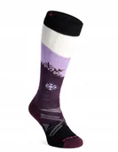 Skarpety termoaktywne - W'S Ski Full Cushion Snowpocalypse Pattern OTC Socks, L90 purple iris, S - miniaturka - grafika 1
