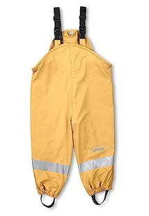 Sterntaler Unisex spodnie z szelkami przeciwdeszczowymi z podszewką, średni żółty, 116 - Spodnie i spodenki dla chłopców - miniaturka - grafika 1