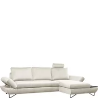 Narożniki - Narożnik Rozkładany Loft Prawy + Zagłówek Laski Meble Tkanina Kronos 22 - miniaturka - grafika 1