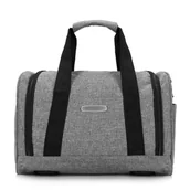 Torby podróżne - Torba podróżna do samolotu mała szara - miniaturka - grafika 1