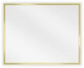 Lustra - Mexen Loft lustro łazienkowe prostokątne 50 x 40 cm, rama złota - 9852-050-040-000-50 - miniaturka - grafika 1