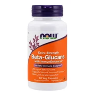 Suplementy naturalne - Now Foods Beta-Glucans with ImmunEnhancer Extra Strength 60 kaps. TT001010 - miniaturka - grafika 1