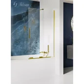 Parawany nawannowe - New Trendy EXK-4307 PARAWAN NAWANNOWY SMART LIGHT GOLD 130x150 CZYSTE 8mm ACTIVE SHIELD - miniaturka - grafika 1