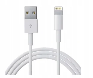 KABEL DO ŁADOWANIA IPHONE iPAD LIGHTNING USB 1M - Kable USB - miniaturka - grafika 1