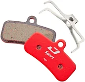 Hamulce rowerowe - Jagwire Sport Semi-Metallic okładziny hamulcowe do Shimano Saint/Zee | TRP Quadiem/Slate 1 Para, red 2021 Klocki do hamulców tarczowych 18018262 - miniaturka - grafika 1