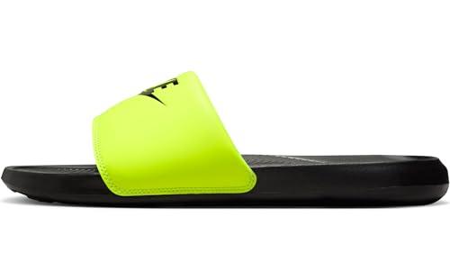 Nike Męskie klapki Victori One Slides, Black/Black-Volt, 41 EU, Black Black Volt, 41 EU