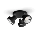 Lampy sufitowe - Philips Bukko Plate/Spiral Black 3x4.3W Listwa oświetleniowa 915005687801 - miniaturka - grafika 1