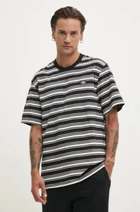 Dickies t-shirt bawełniany STEVENSVILLE męski kolor czarny wzorzysty DK0A8642 - Koszulki męskie - miniaturka - grafika 1