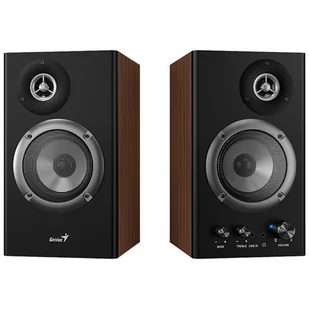 Genius głośniki SP-HF1200B, 2.0, 36W, brązowe, regulacja głośności, drewniane, 40Hz-20kHz - Głośniki komputerowe - miniaturka - grafika 1