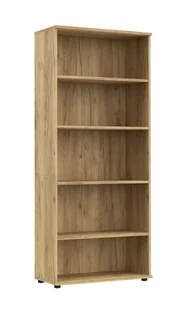 Elior Klasyczny regał biurowy z otwartymi półkami dąb craft E4-B99 - Regały biurowe Elior Klasyczny regał biurowy z otwartymi półkami dąb craft E4-B99 - Regały biurowe - miniaturka - grafika 1