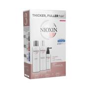 Pozostałe akcesoria fryzjerskie - Nioxin Nioxin System 3 Zestaw do włosów farbowanych i lekko przerzedzonych 2 x 150 ml + 40 ml - miniaturka - grafika 1