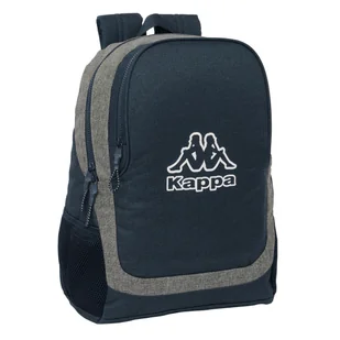 Plecak szkolny Kappa Dark navy Grey Navy blue 32 x 44 x 16 cm - Plecaki szkolne i tornistry - miniaturka - grafika 1