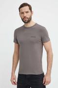 Koszulki męskie - Guess t-shirt JOE męski kolor szary gładki U4GM11 K6YW0 - miniaturka - grafika 1