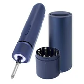 Wkrętarki - Akumulatorowy wkrętak precyzyjny HOTO QWLSD001 + zestaw bitów (niebieski) - miniaturka - grafika 1