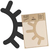 Szablony malarskie - Szablon Plastik Oczy Rzęsy Gwiazdy Sleepy Eyes Eye - miniaturka - grafika 1