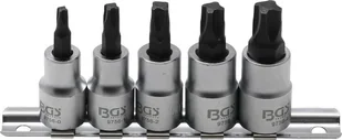 BGS Technic Nasadki 4-kątne Mortorq MTS0-MTS4, 3/8", 5 szt. B.9756 - Klucze i nasadki - miniaturka - grafika 1
