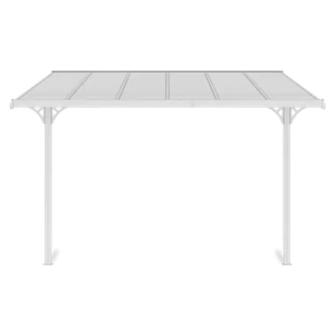 Wiata tarasowa ATLANTA 3,7x3m White - Garaże i wiaty Wiata tarasowa ATLANTA 3,7x3m White - Garaże i wiaty - miniaturka - grafika 1
