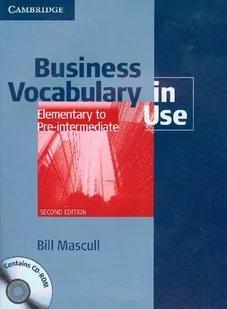 Business Vocabulary in Use + CD Elementary to Pre-intermediate - Mascull Bill - Materiały pomocnicze dla uczniów - miniaturka - grafika 2