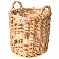 Zestawy upominkowe - Kosz wiklinowy doniczka z uchwytami osłonka 26cm - miniaturka - grafika 1