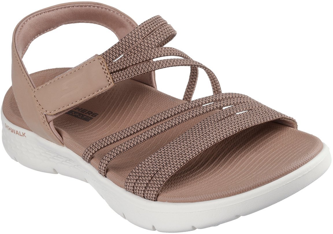 Skechers Skechers damskie sandały GO WALK FLEX SANDAL EMMA 141473 TAN 38