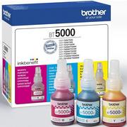 Brother Zestaw tuszy Multipack BT5000CMY 3x5k do DCP-T2xx/3xx/4xx/5xx/7xx/T9x0