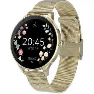Forever Velora SB-306 Złoty - Smartwatch - miniaturka - grafika 1