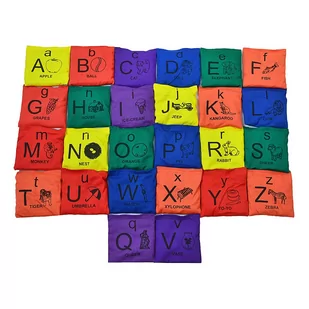 Woreczki Gimastyczny NO10 ALFABET VEDB-AZ5X5 alfabet ( kpl 26 sztuk ) - Wyposażenie sportowe i gimnastyczne - miniaturka - grafika 1