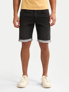 Petrol Industries Szorty jeansowe M-ROS-SHO001 Szary Slim Fit - Spodenki męskie - miniaturka - grafika 1