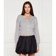 Swetry damskie - GUESS Kardigan HANNA Relaxed fit - miniaturka - grafika 1