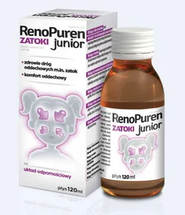 Aflofarm RENOPUREN Zatoki Junior płyn 120 ml - Przeziębienie i grypa Aflofarm RENOPUREN Zatoki Junior płyn 120 ml - Przeziębienie i grypa - miniaturka - grafika 1