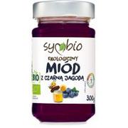 Miód - Symbio Miód wielokwiatowy z czarną jagodą 300 g Bio - miniaturka - grafika 1