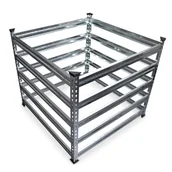 Kompostowniki - Kompostownik ze stali ocynkowanej odprony na warunki zewnętrzne - miniaturka - grafika 1