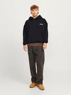 Bluzy męskie - Jack & Jones Bluza w kolorze czarnym - miniaturka - grafika 1