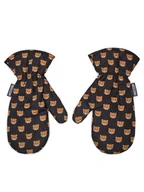 Rękawiczki - MOSCHINO Rękawiczki Damskie 65393 M3003 Czarny - miniaturka - grafika 1