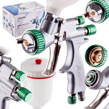 Auarita Pistolet Lakierniczy Hvlp II Dysza 1,3mm do Malowania 600ml 2 bar
