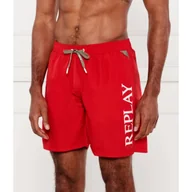 Kąpielówki męskie - Replay Szorty kąpielowe Regular Fit - miniaturka - grafika 1
