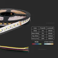 Taśmy LED - Taśma LED V-TAC SMD5050 60LED 24V RGB+CCT 5w1 VT-5050 1680lm - miniaturka - grafika 1