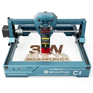 SCULPFUN C1 3W Mini Laser Engraver 10000mm/min Engraving Area 150*130mm 0 04mm Ultra-Fine Compressed Spot 100nm-500nm Effec - Grawerowanie i akcesoria SCULPFUN C1 3W Mini Laser Engraver 10000mm/min Engraving Area 150*130mm 0 04mm Ultra-Fine Compressed Spot 100nm-500nm Effec - Grawerowanie i akcesoria - miniaturka - grafika 1