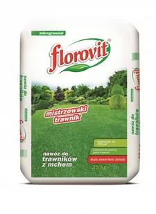 Florovit Nawóz granulowany do trawników z mchem worek 1 kg - Nawozy ogrodnicze - miniaturka - grafika 1