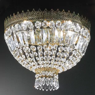 Kryształowa lampa sufitowa CUPOLA 40 cm - Lampy sufitowe - miniaturka - grafika 1
