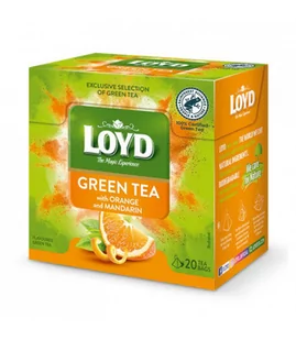 Loyd Tea Herbata Green And White tea with Orange And Mandarine 20x1.7 g - Herbata - miniaturka - grafika 1