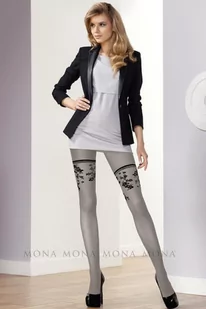 RAJSTOPY MONA ANGELA 07 (kolor grigiotto, rozmiar 2) - Rajstopy - miniaturka - grafika 1