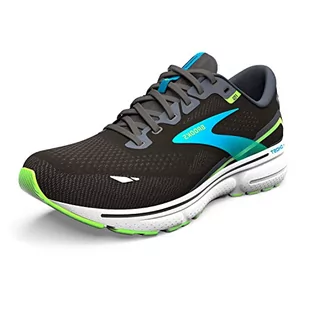 Brooks Ghost 15 Męskie sneakersy, czarne/Hawaiian Ocean/zielone, 43 EU, Czarny Hawajski Ocean Zielony, 44.5 EU - Sneakersy męskie - miniaturka - grafika 1