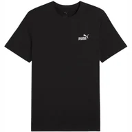 Koszulki męskie - Koszulka męska Puma Ess Small No.1 Logo Tee czarna 682534 01 2XL - miniaturka - grafika 1