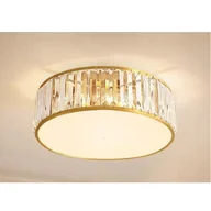 Lampy sufitowe - Okrągły plafon kryształowy CGVET natynkowa lampa mosiężna glamour - miniaturka - grafika 1