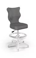 Krzesła obrotowe dla dzieci - Krzesło Entelo Petit Biały Monolith 33 rozmiar 3 WK+P - miniaturka - grafika 1